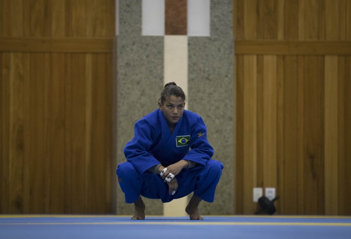 Sarah Menezes treino seleção judô Mangaratiba (Foto: Marcio Rodrigues/MPIX/CBJ)