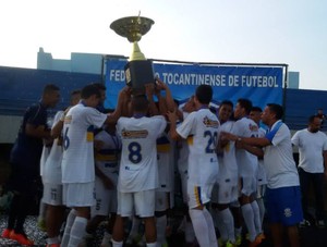Palmas é campeão do Tocantinense Sub-19 em 2014 (Foto: Divulgação/FTF)