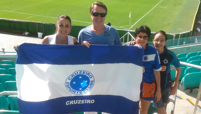 Torcida do Cruzeiro na Fonte Nova (Foto: Marco Astoni)