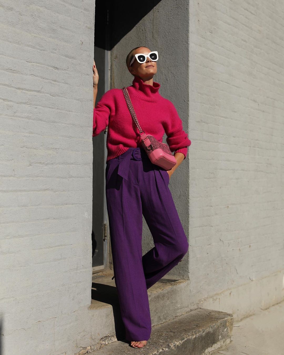 Blair Eadie usa look colorido. (Foto: Instagram) Blair Eadie usa look colorido. (Foto: Instagram)