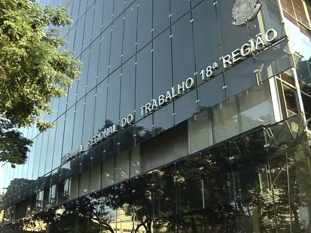 Tribunal Regional do Trabalho de Goiás (TRT-GO), Goiânia (Foto: Reprodução/ TV Anhanguera)