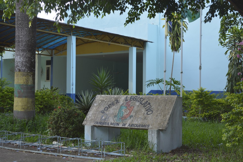 Câmara Municipal de Ariquemes (Foto: Ana Claudia Ferreira/Rede Amazônica)