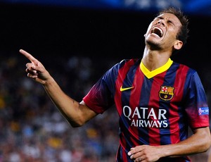 Neymar jogo Barcelona e Ajax (Foto: Getty Images)