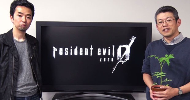 O diretor Koji Oda e o produtor Tsukasa Takenaka trabalham na remasterização de 'Resident Evil Zero' para PS4, PS3, PC, Xbox 360 e Xbox One. (Foto: Reprodução/Youtube)