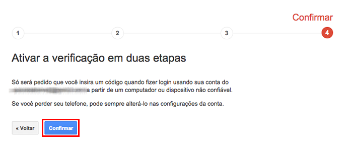 Confirme a ativação do recurso (Foto: Reprodução/Paulo Alves)