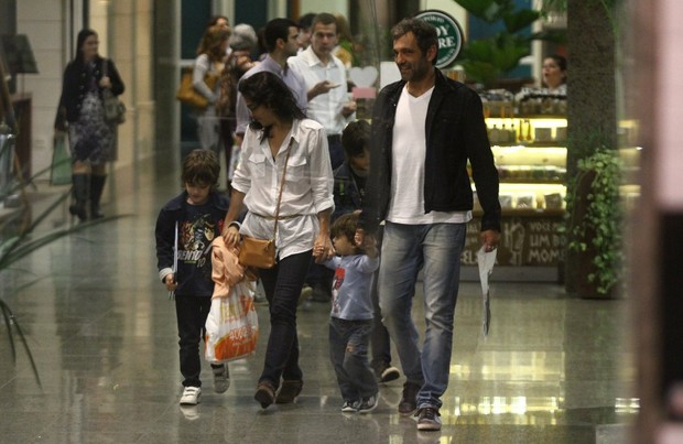 Domingos Montagner e família (Foto: Marcus Pavão/AgNews)