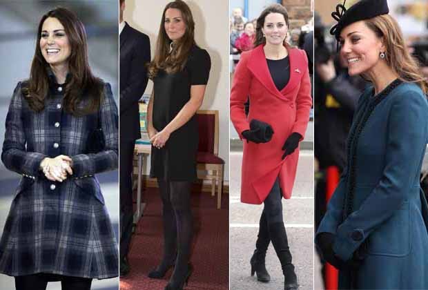 OS LOOKS CURTOS E A CINTURA MARCADA DO INÍCIO DA GESTAÇÃO DE KATE (Foto: Getty Images) OS LOOKS CURTOS E A CINTURA MARCADA DO INÍCIO DA GESTAÇÃO DE KATE (Foto: Getty Images)