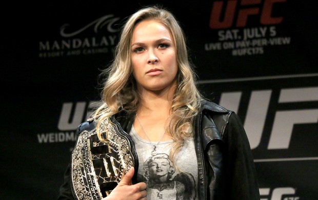 encarada UFC Ronda Rousey (Foto: Evelyn Rodrigues)