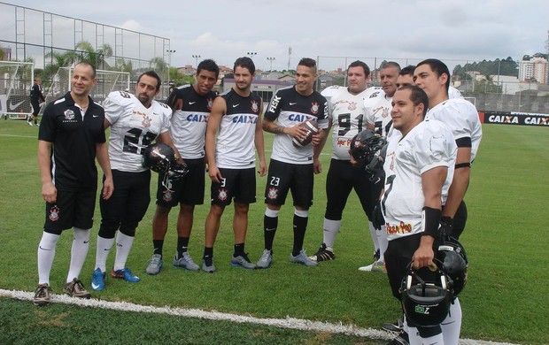 Corinthians futebol americano (Foto: Rodrigo Faber)