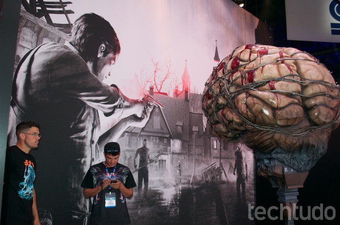 The Evil Within era um dos jogos que pode ser testado na E3 2014 (Foto: Monique Mansur/ TechTudo) The Evil Within era um dos jogos que pode ser testado na E3 2014 (Foto: Monique Mansur/ TechTudo)