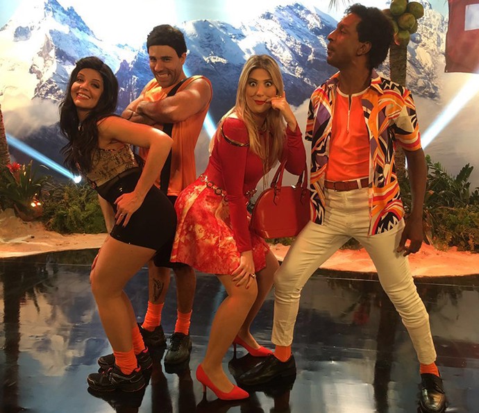 Elenco se diverte (Foto: Arquivo Pessoal)