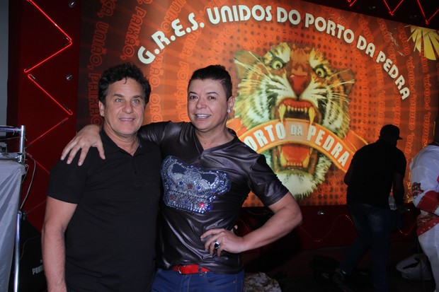 David Brazil e Marcos Frota (Foto: Rodrigo dos Anjos / AgNews)