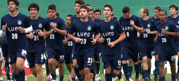 Guarani treina no Brinco de Ouro (Foto: Reprodução / EPTV)