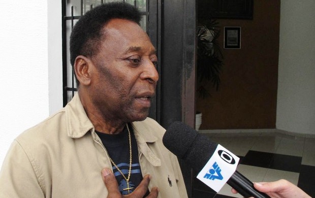 Pel&eacute;; Vila Belmiro (Foto: Fulvio Feola)