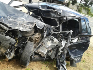 Mulher que ficou ferida continua no hospital (Foto: Divulgação/Blog Agreste Violento)