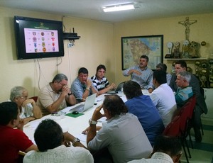 Reunião Conselho Arbitral Série B Campeonato Cearense (Foto: Juscelino Filho)