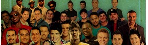 Colagem reúne parceiros do jogador popstar (Editoria de Arte/G1)