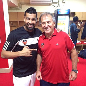 Andre Santos e Zico, FC Goa (Foto: Divulgação )