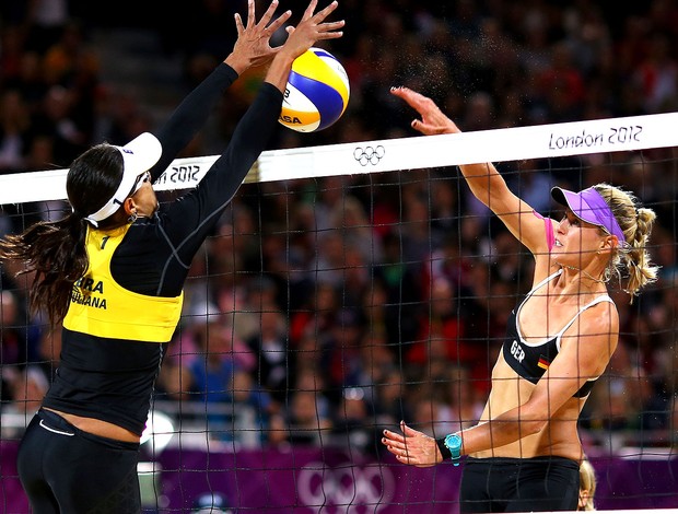Sara Goller vôlei de praia Olimpíadas (Foto: Getty Images)
