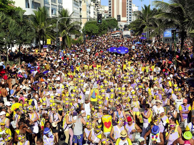Desfile do bloco Simpatia é Quase Amor foi marcado pelo grande número de participantes na tarde deste sábado (2), em Ipanema, na Zona Sul do Rio de Janeiro (Foto: Fernando Maia/Riotur/Divulgação)