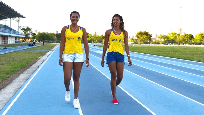 jucilene sales, jailma sales (Foto: Lucas Barros / GloboEsporte.com/pb)