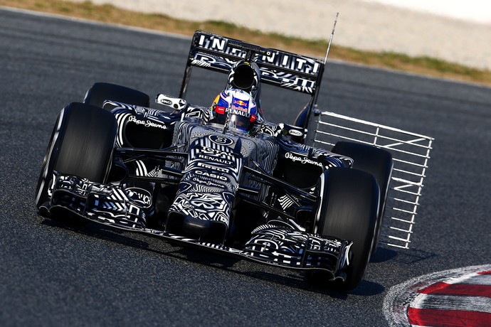 Daniel Ricciardo - RBR - dia 1 testes Barcelona (Foto: Getty Images)