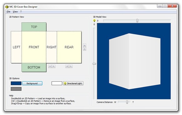 screenshot de 3D Cover Box Designer
