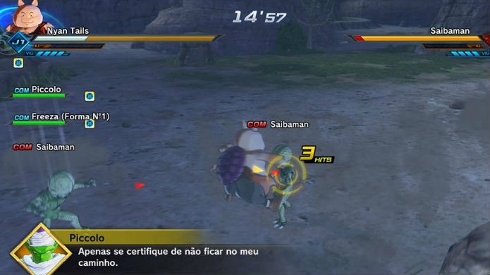 Dragon Ball Xenoverse 2: primeiro derrote todos os Saibaman (Foto: Reprodução / Thomas Schulze)