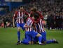 Saúl garante vitória, mas Atlético segue fora da zona da Champions