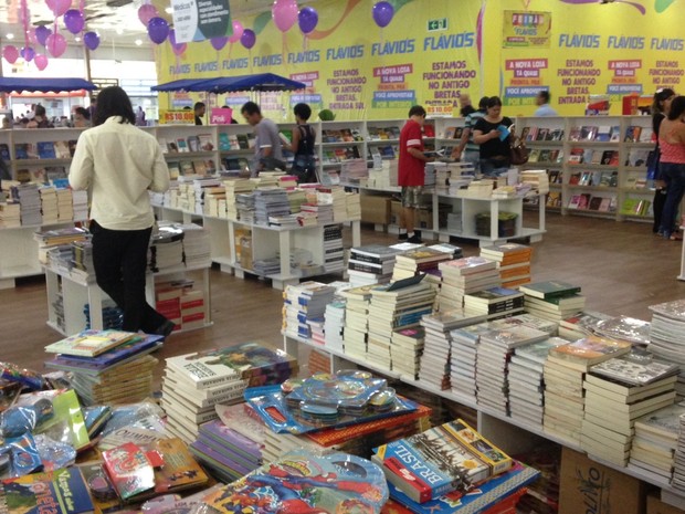 Feira de livros é opção para os amantes da leitura em Goiânia, Goiás (Foto: Divulgação/Araguaia Shopping)