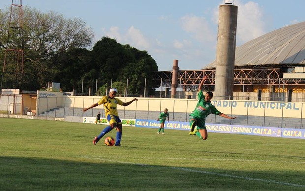 Tiradentes-PI x Viana, Campeonato Brasileiro de Futebol Feminino (Foto: Renan Morais)
