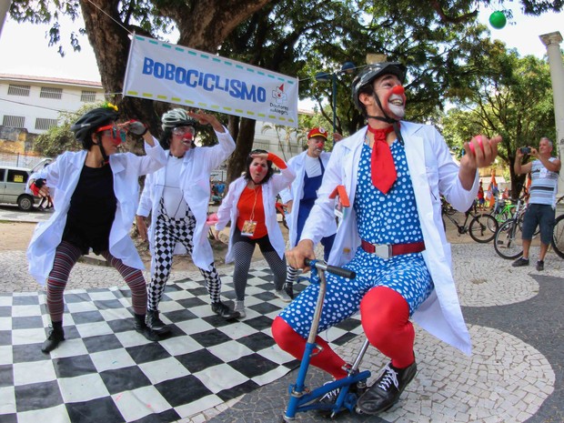 3ª edição do Bobociclismo no Recife (Foto: Marlon Costa/Pernambuco Press)