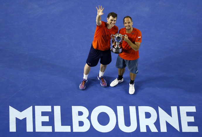 Bruno Soares e Jamie Murray, final Australian Open 2016 Aberto da Austrália tênis (Foto: AP)