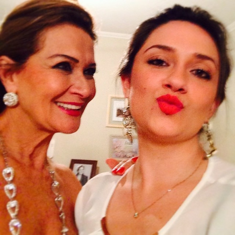 Ieda e Tanara sempre saem juntas para se divertir (Foto: Arquivo Pessoal)