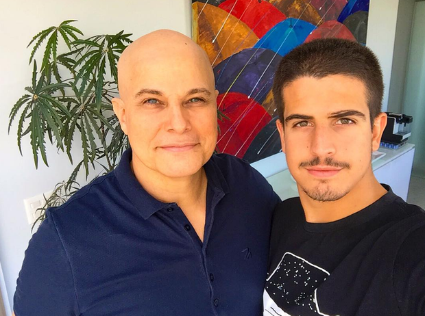Edson Celulari com o filho, Enzo (Foto: Reprodução/Instagram)