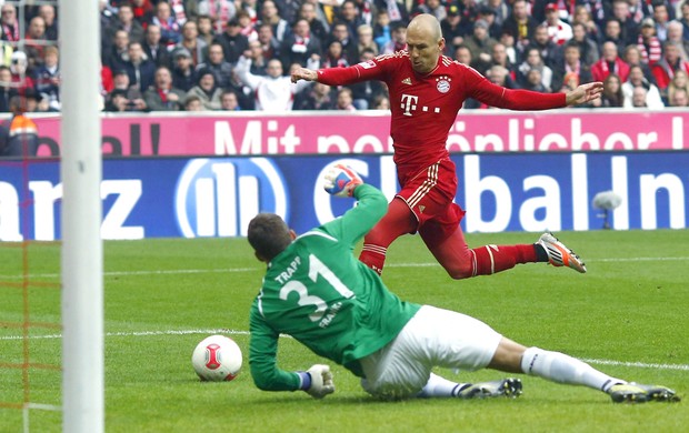 Robbern, Bayern de Munique e Frankfurt (Foto: Agência Reuters)