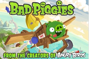 Porcos verdes são os personagens em novo game da Rovio, o 'Bad Piggies' (Foto: Divulgação)