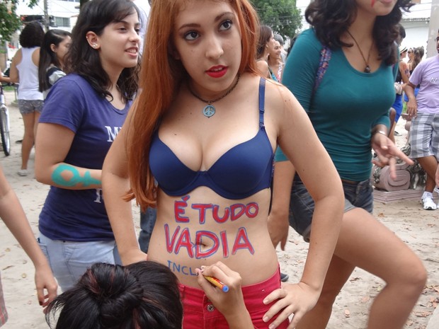 Marcha Vadias Recife (Foto: Priscila Miranda / G1 PE)