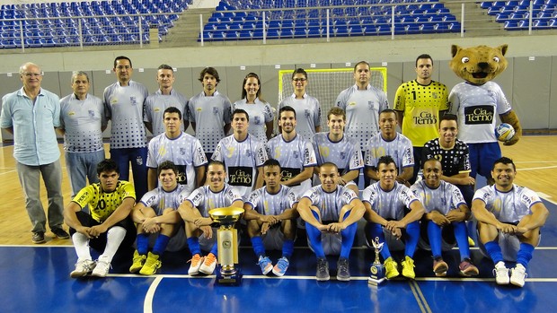 Equipe de futsal do Minas Tênis (Foto: Valeska Silva / Globoesporte.com)
