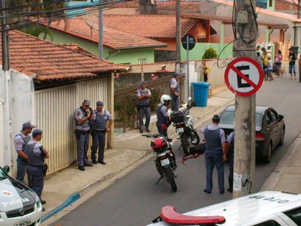 Homem rouba carro e é morto após tiroteio com policiais em Brigadeiro Tobias, Sorocaba (Foto: Danilo Favoreto/TEM Você)