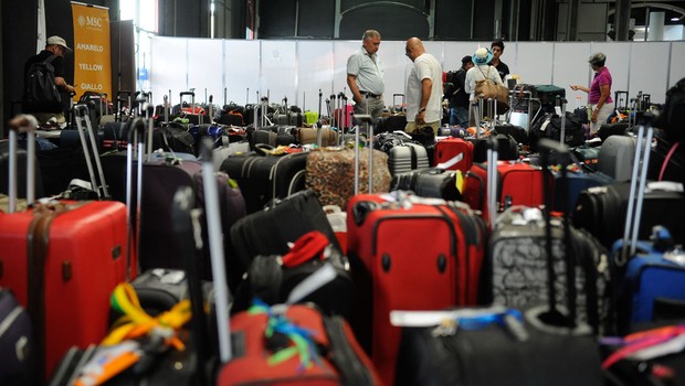 Bagagem em aeroporto ; turismo no Brasil ; turistas ; bagagens ;  (Foto: Tânia Rêgo/Agência Brasil)