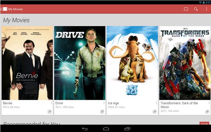 Play Filmes ganhou mudanças em sua interface (Foto: Google Play/Divulgação)