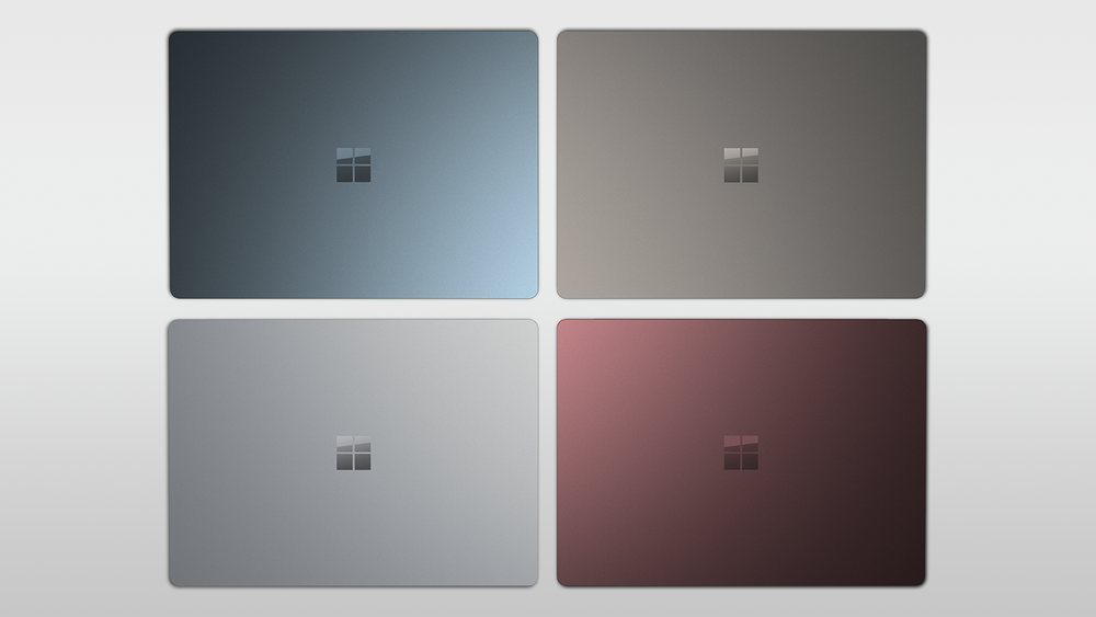 Surface Laptop vem com acabamento em alumínio em quatro cores (Foto: (Foto: Divulgação/Microsoft))