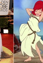 Vestido de Jennifer Lawrence no Globo de Ouro vira piada na web