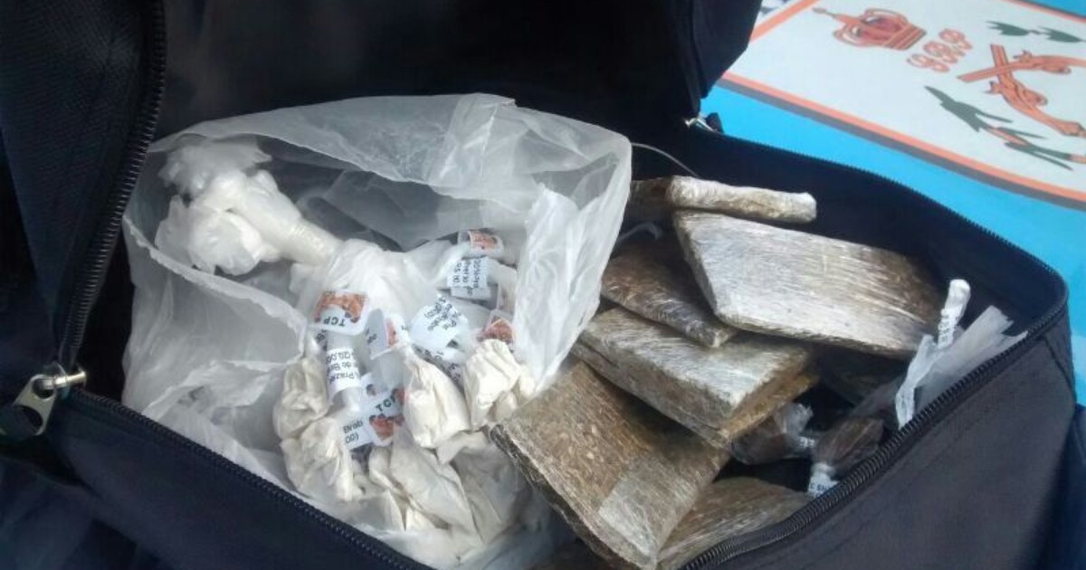 PM prende homem que trazia crack, cocaína e maconha para ... - Globo.com