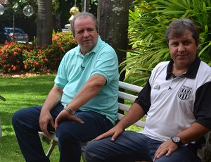 Vadão e Gilson Kleina participam do Globo Esporte (Foto: Bruno Teixeira/ Globoesporte.com)