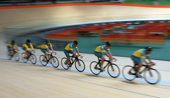 seleção austrália; ciclismo; treino; rio 2016 (Foto: André Durão)
