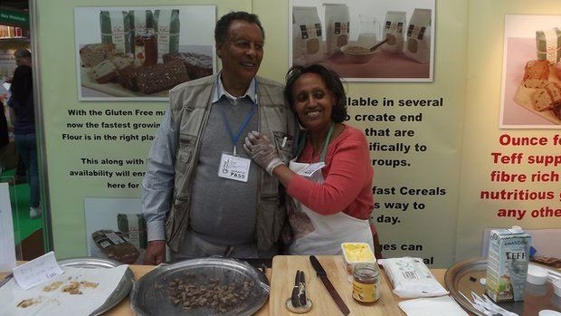 Em Londres, empresa Tobia Teff usa teff produzido nos EUA para fazer pães e mingau (Foto: James Jeffrey) Em Londres, empresa Tobia Teff usa teff produzido nos EUA para fazer pães e mingau (Foto: James Jeffrey)