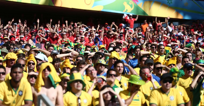 Torcida Brasil x Chile (Foto: Marcos Ribolli) Torcida Brasil x Chile (Foto: Marcos Ribolli)