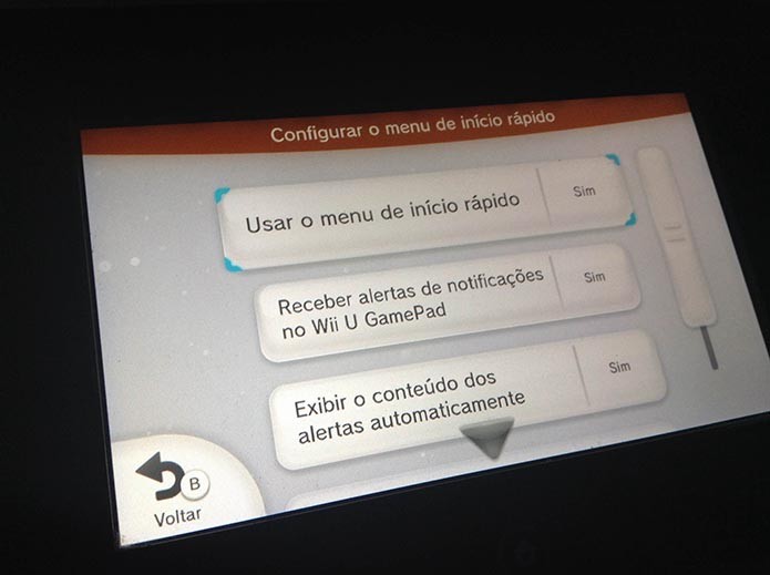 Habilite o menu de início rápido (Foto: Reprodução/Murilo Molina)